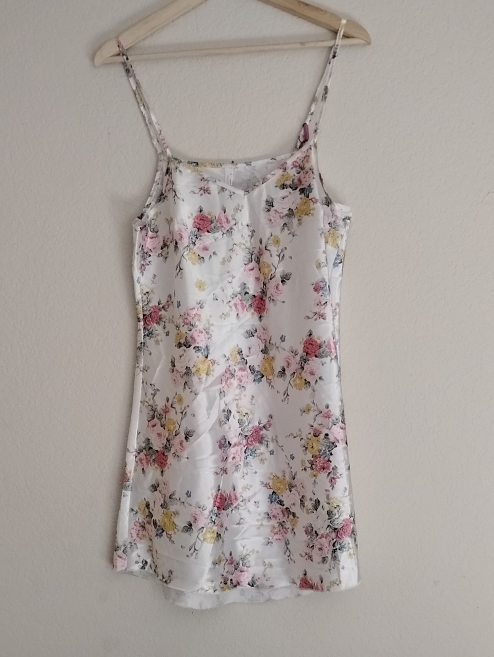 NEW Floral Satin Slip Dress (M)